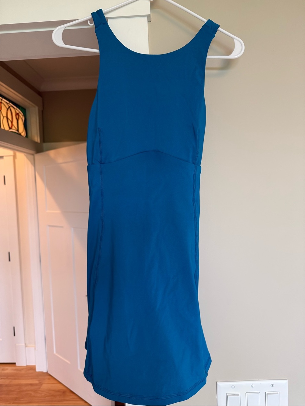 Adore Me Teal Blue Midi Sheath Dress